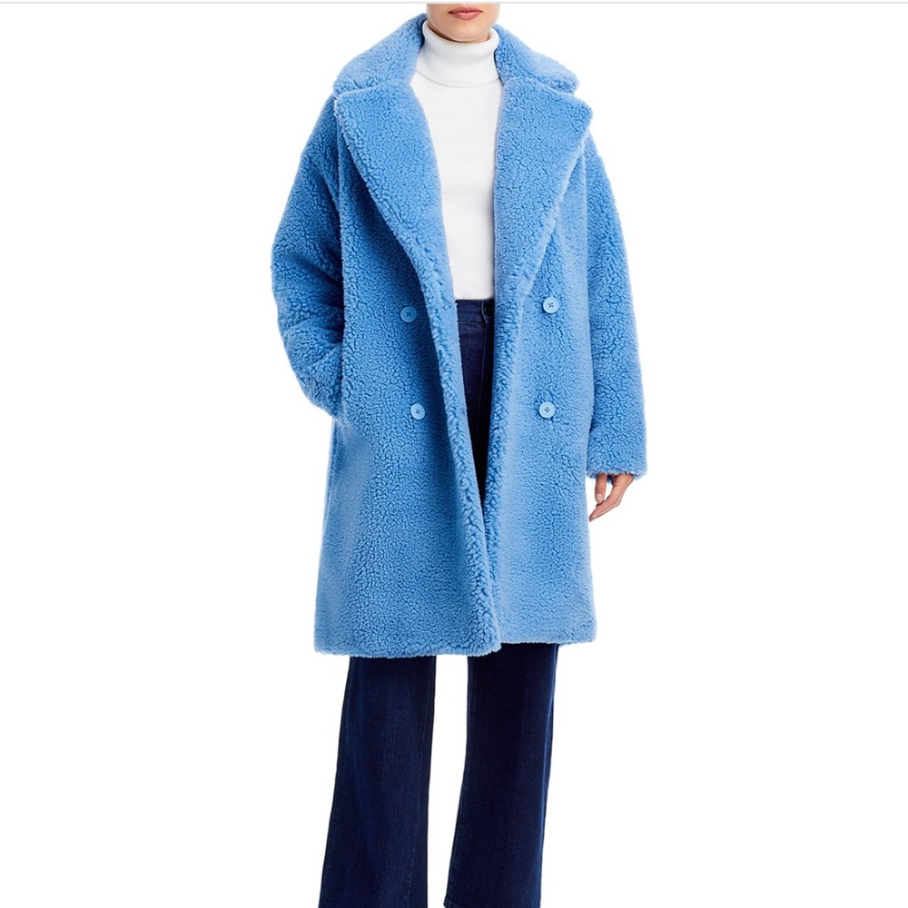Apparis Dasha Coat in Marine Blue - Picture 2 of 8